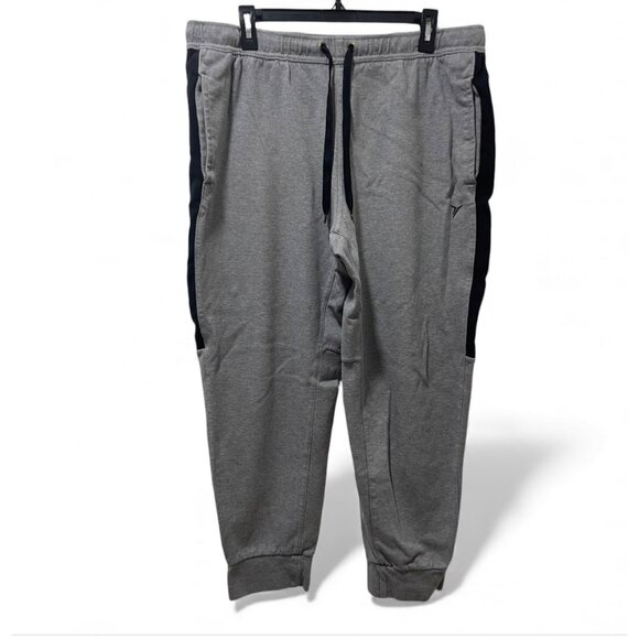 Mens Jogger Sweatpants With Black Side Panels Drawstring Waist & Side Pockets - Picture 1 of 11